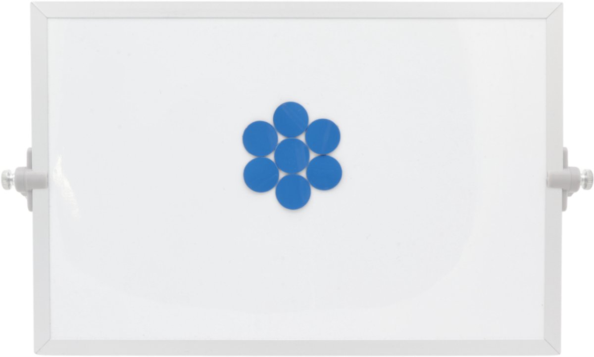 Sam Creative Whiteboard Magneten - Magnetisch Symbool - Cirkel - 2 cm - Blauw - 25 stuks - Whiteboard