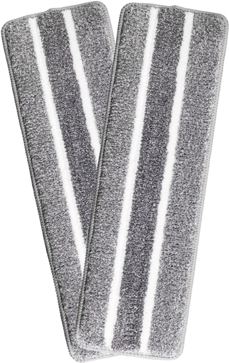 FRM Premium Microvezel Pads – Original – Set van 2 – Dweilpads voor FRM Pure Flow Dweilsysteem – Streeploos Schoon – Herbruikbaar & Duurzaam