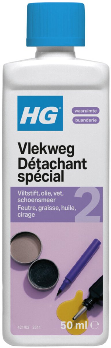 HG Vlekweg Nr2 - 6 x 50 ml - Voordeelverpakking