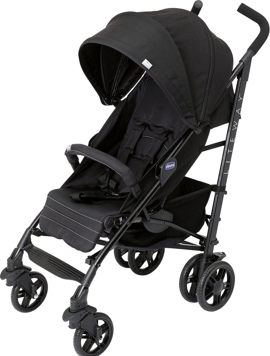 Lichte Kinderwagen met Verstelbare Rugleuning en XL-kap - Ideaal voor Stedelijk Gebruik