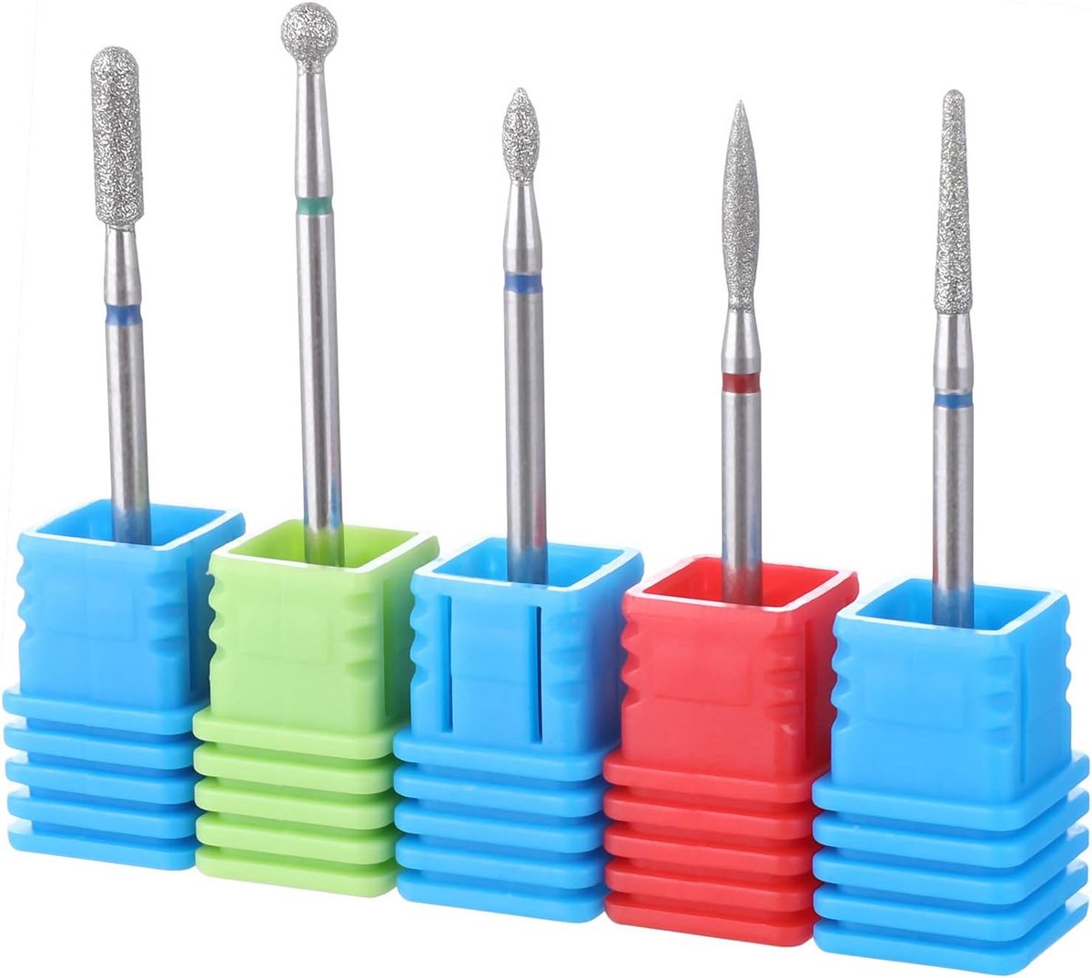 Professionele Nagelboren Set voor Gel en Acryl Nagels - 5 Stuks