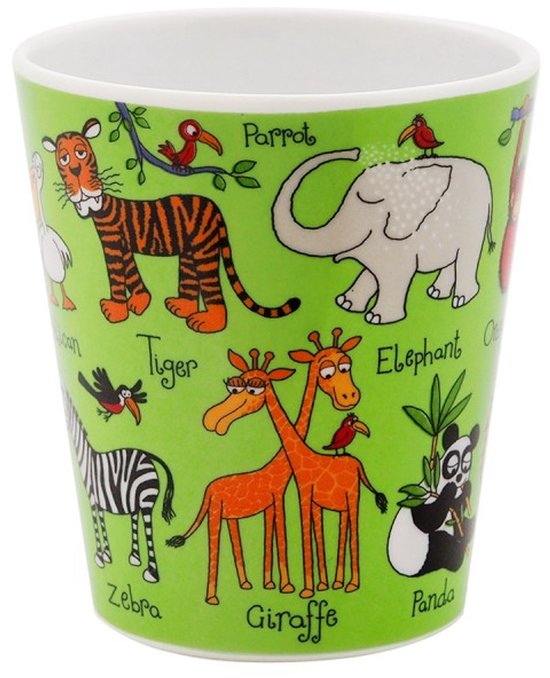 tractor werkvoertuigen kinder melamine servies (vakjesbord met bestek) - Tyrrell Katz — afbeelding 4