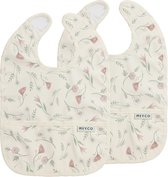 Meyco Baby Flower Slab Met Opvangbakje - 2-pack - Multicolour