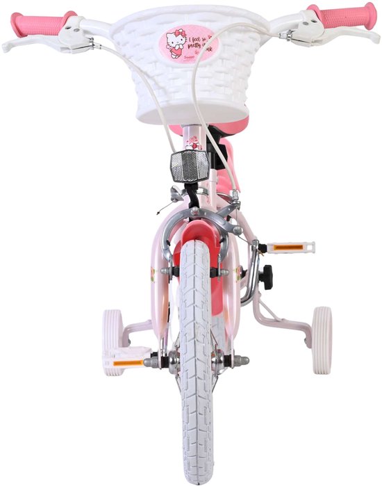 Hello Kitty Kinderfiets - Meisjes - 14 inch - Roze - Twee handremmen van hello-kitty — afbeelding 3