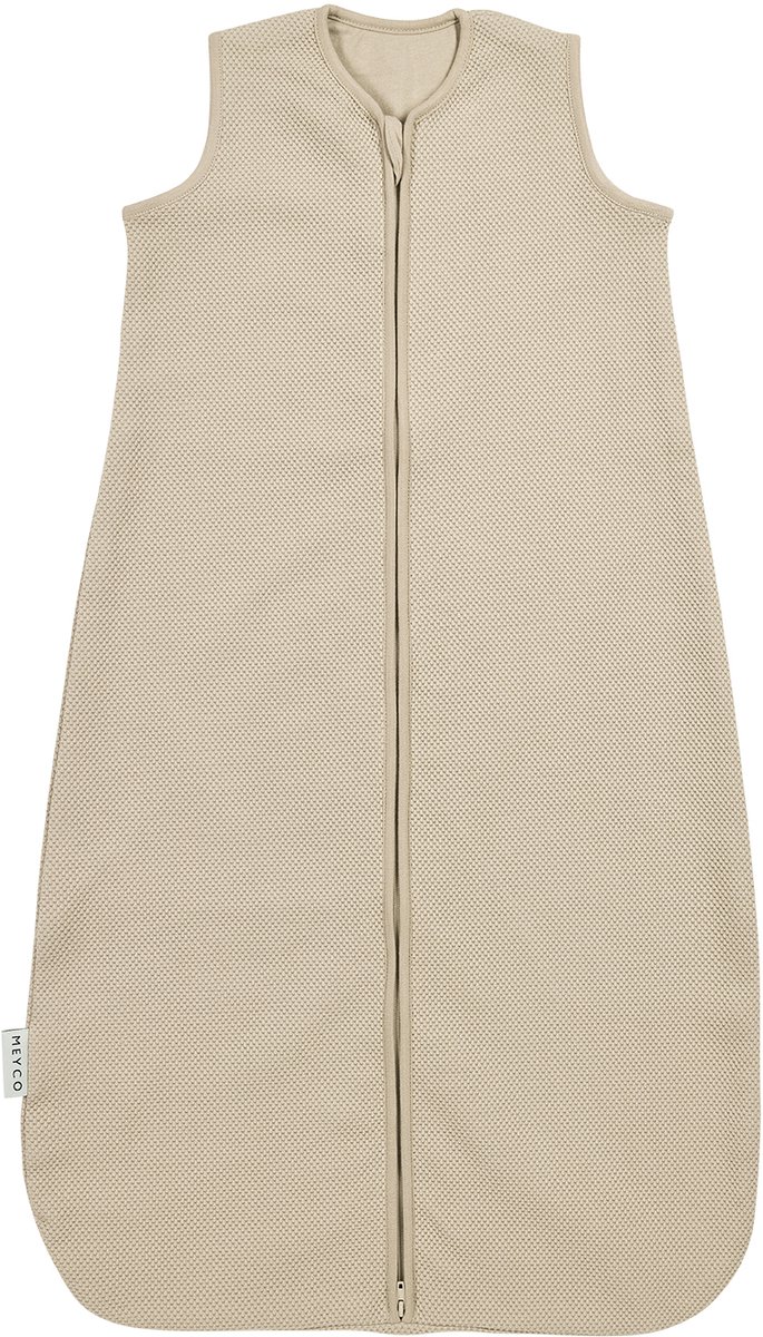 Meyco baby studio collection classic baby slaapzak - sand - 60cm - 1.0 tog