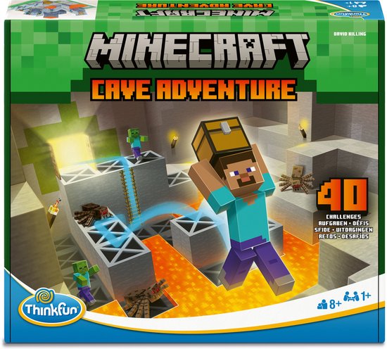 ThinkFun – Minecraft Cave Adventure – Logicaspel – Vanaf 8 Jaar