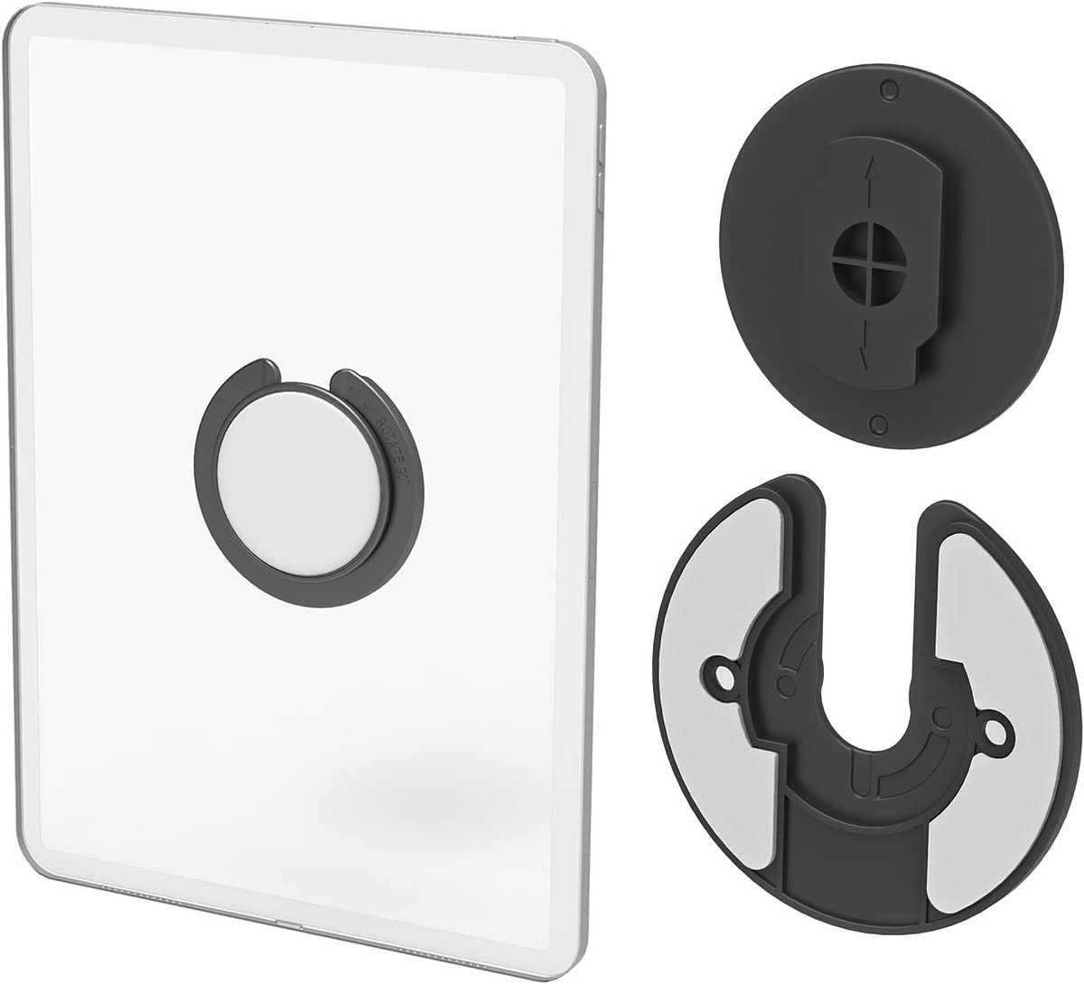 Universele Tablet Wandhouder - Verstelbare 90 Graden Roterende Houder voor Tablet, Kindle, e-Reader (2Pack)