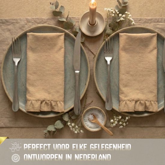 OZ Home Bricard Albi Service de Table 25 Pièces Porcelaine - 6 Personnes - Gris-vert (sauge) avec Bord Beige - Empilable - Résistant au Lave-vaisselle, au Four à Micro-ondes et au Four