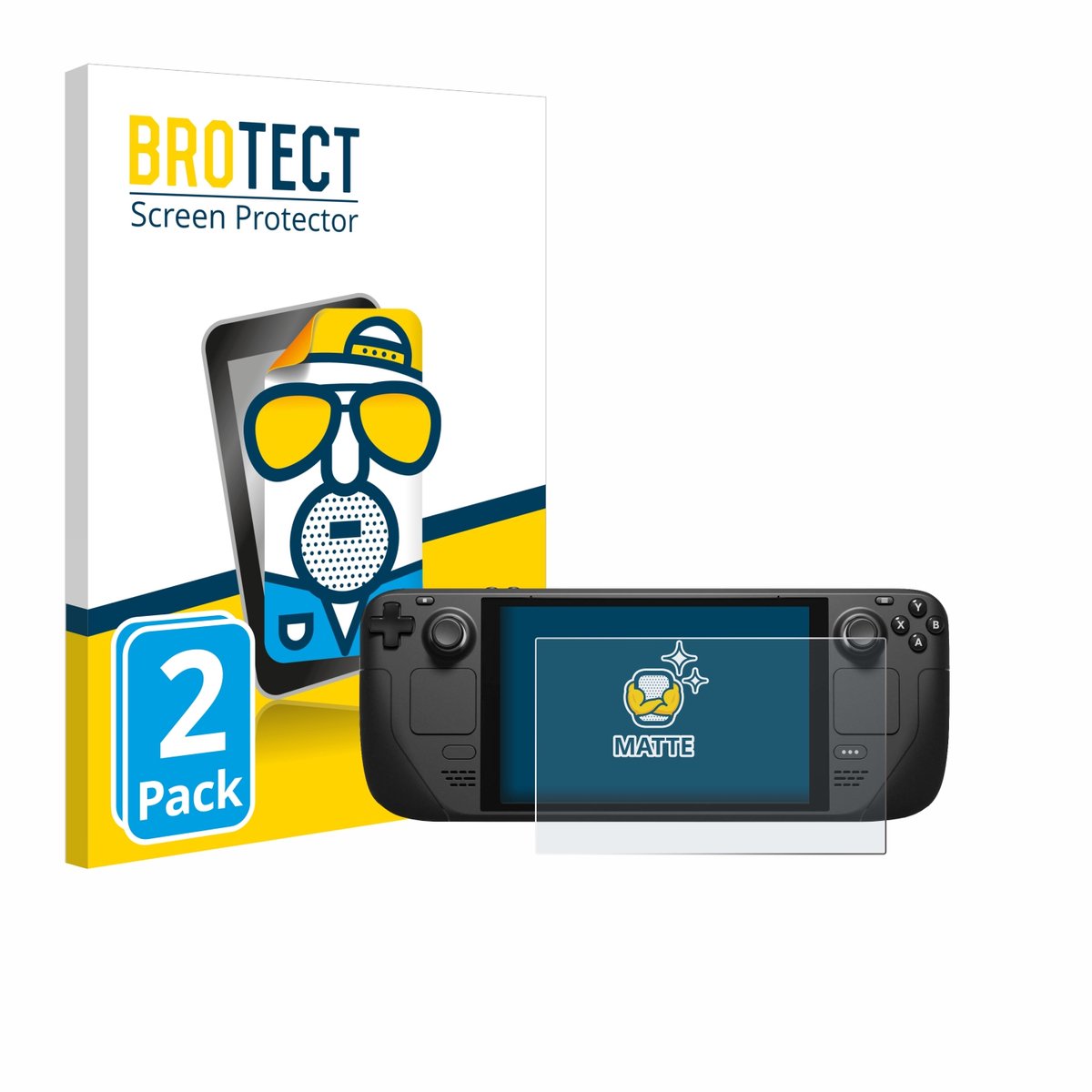 BROTECT - Screenprotector voor Valve Steam Deck / OLED - Folie Beschermfolie matte 2 Stuks