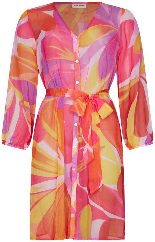 Pastunette - Robe/Cover-up - Tropic Oasis - Rose/Oranje/Jaune - Taille 40