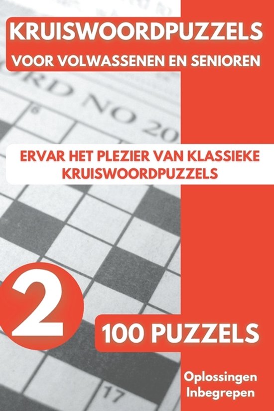 Kruiswoordpuzzels Voor Volwassenen - cover