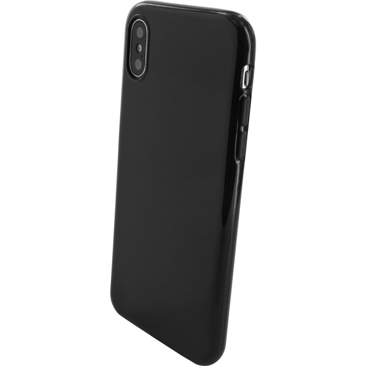 Mobiparts Hoesje geschikt voor Apple iPhone XS Telefoonhoesje Flexibel TPU | Mobiparts Classic Backcover | iPhone XS Case | Back Cover - Zwart