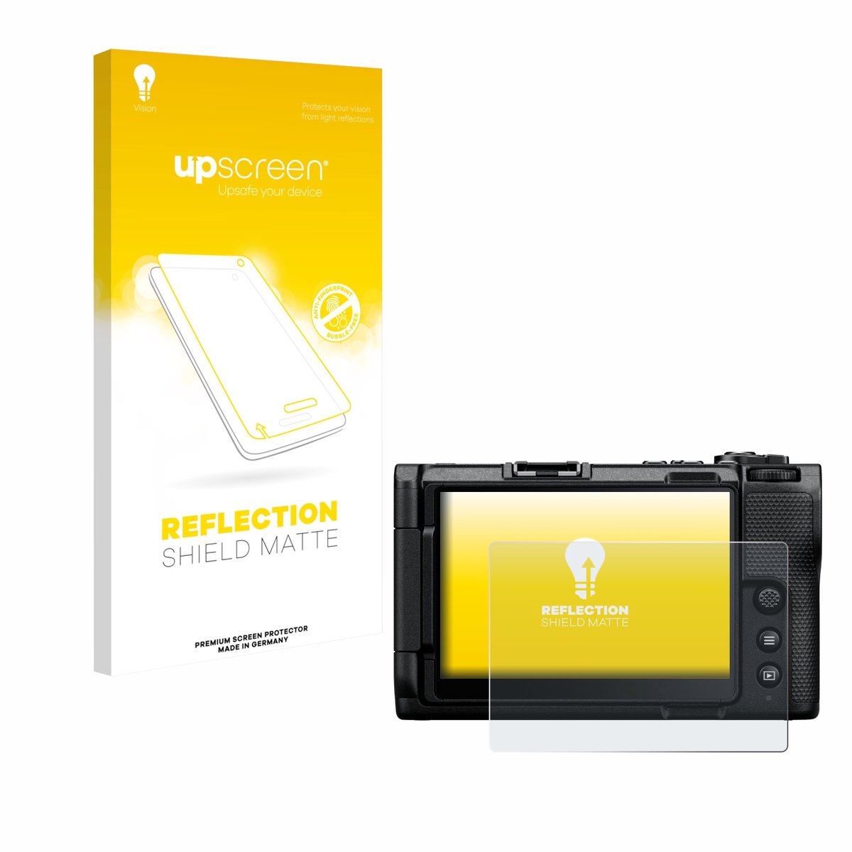 upscreen - Screenprotector voor Nikon ZR - Folie Beschermfolie anti glare matte