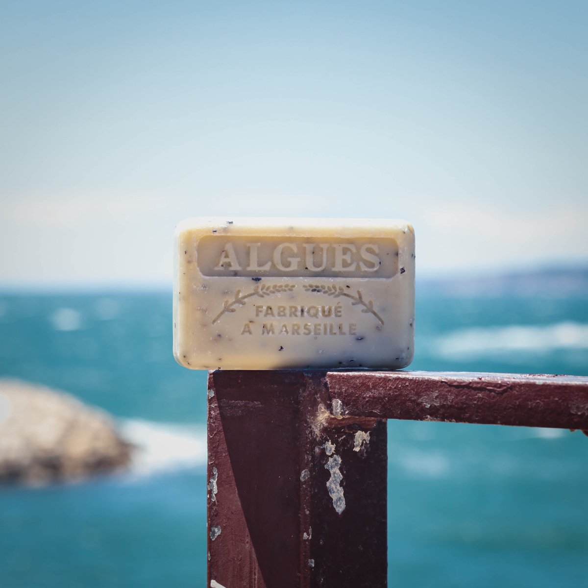4x Savon de marseille biologische zeep Algen - Savon de marseille - franse zepen - scrub zeep