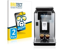 BROTECT - Screenprotector voor DeLonghi PrimaDonna Soul ECAM610.74.MB - Folie Beschermfolie transparant 2 Stuks