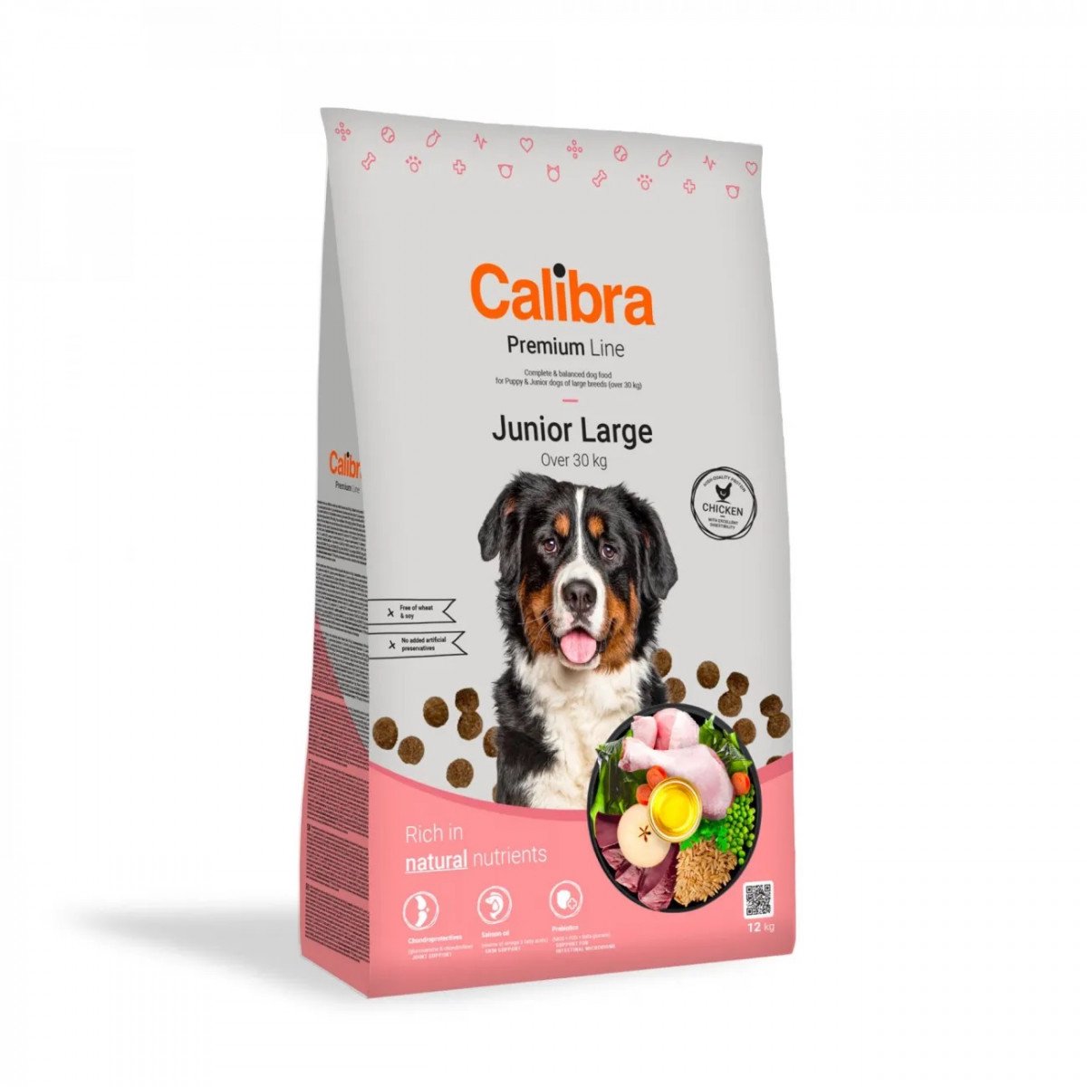 Calibra Calibra Dog Premium Line Junior Large Breed - Hondenvoer - Kip - 12 kg - Voor Pups & Jonge Honden van Grote Rassen