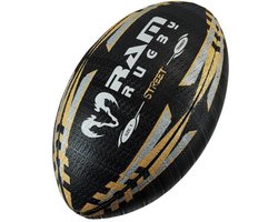 RAM - Straat Rugbybal - Drielaags polykatoen - 3D grip - Topmerk - Maat 4