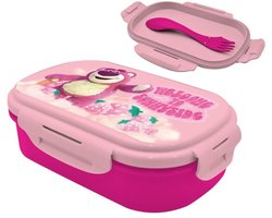 Disney Toy Story Lotso sandwich box + cutlery set