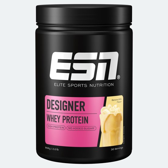 ESN Designer Whey Protein Poeder, Banaanmelk, 908 g — afbeelding 2