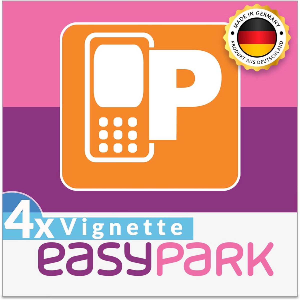 Parkeervignet Sticker voor Achterruit - Herbruikbaar en UV-bestendig