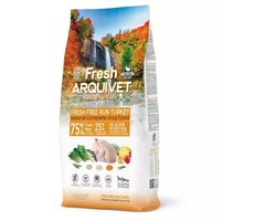 Arquivet Fresh - Halfvochtige Hondenvoeding - Verse Vis & Kalkoen - 10 kg - Soft Brokken - Graanvrij - Voor alle rassen