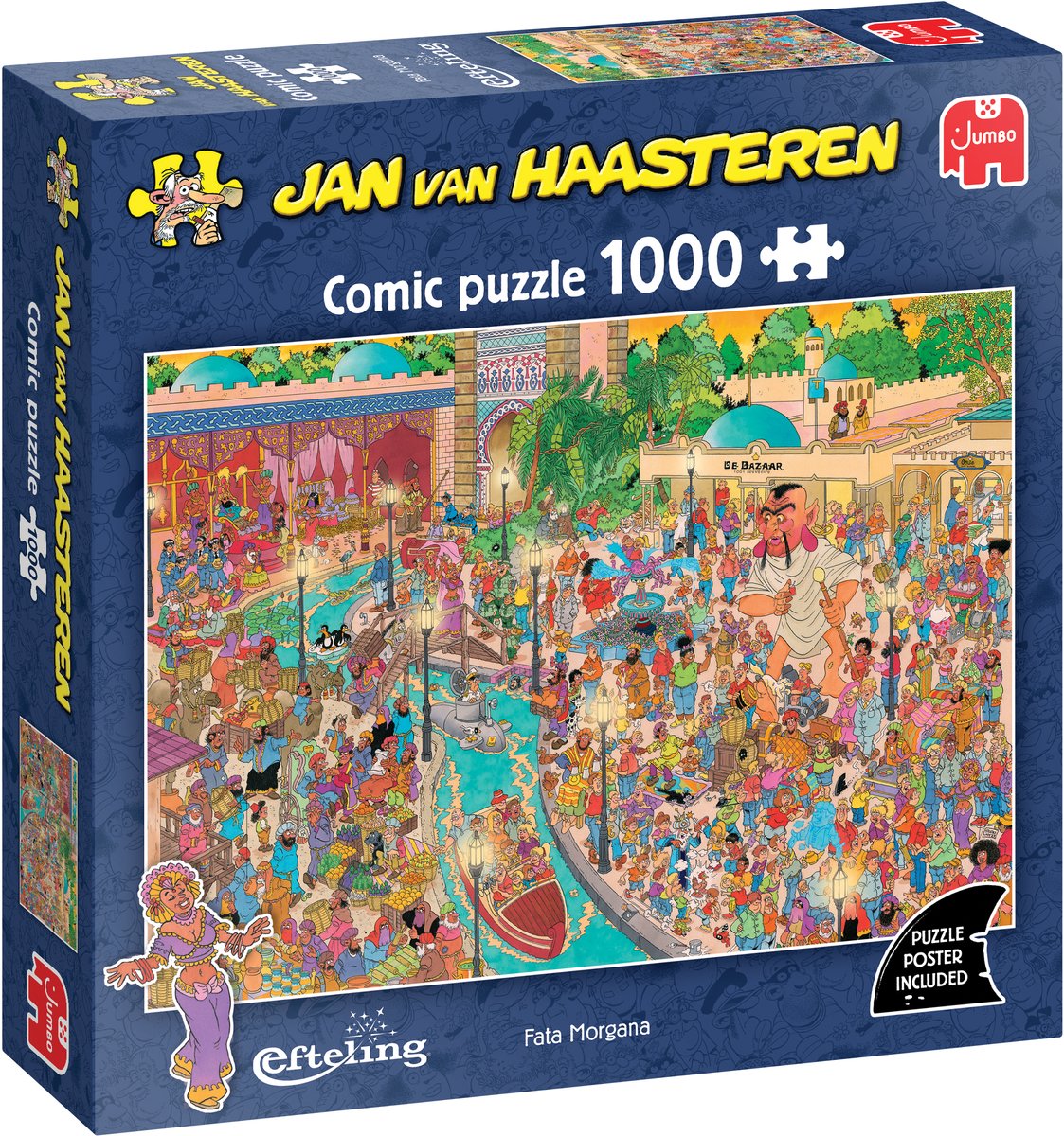 Jan van Haasteren - Efteling Fata Morgana Puzzel 1000 Stukjes