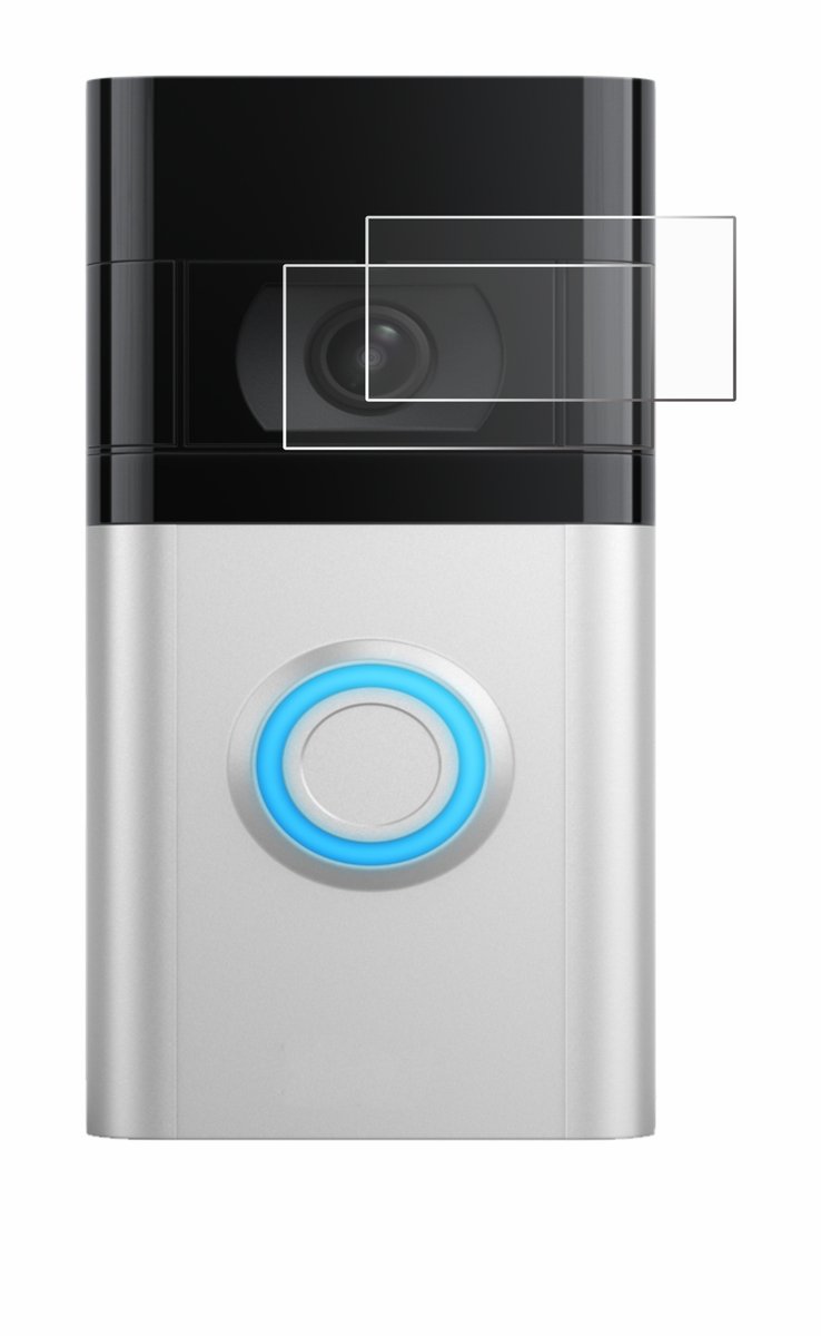 ScreenLeaf - Screenprotector voor Ring Video Doorbell 4 / Doorbell 3 - Duurzame schermbescherming Folie Beschermfolie transparant 2 Stuks – foto 6