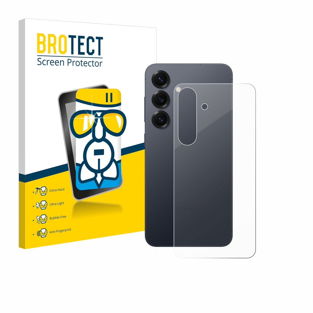 Screenprotector voor Samsung Galaxy S25 (Achterkant) Beschermglas transparant