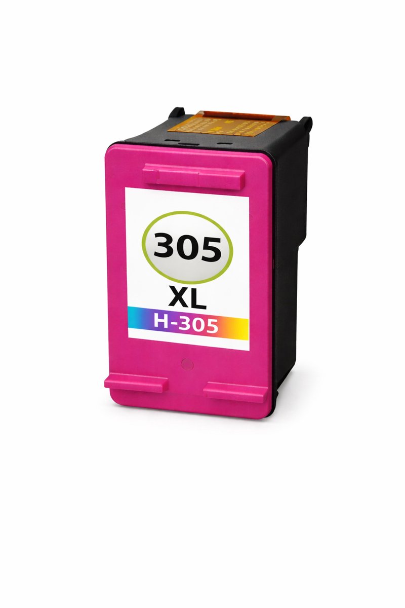 305XL Kleur - Huismerk inktcartridge compatible met HP DeskJet 2710 / DeskJet 2720 / DeskJet 2721 / DeskJet 2722 / DeskJet 2723 / DeskJet 2724 / DeskJet Plus 4110 / DeskJet Plus 4120 / DeskJet Plus 4122 / DeskJet Plus 4130