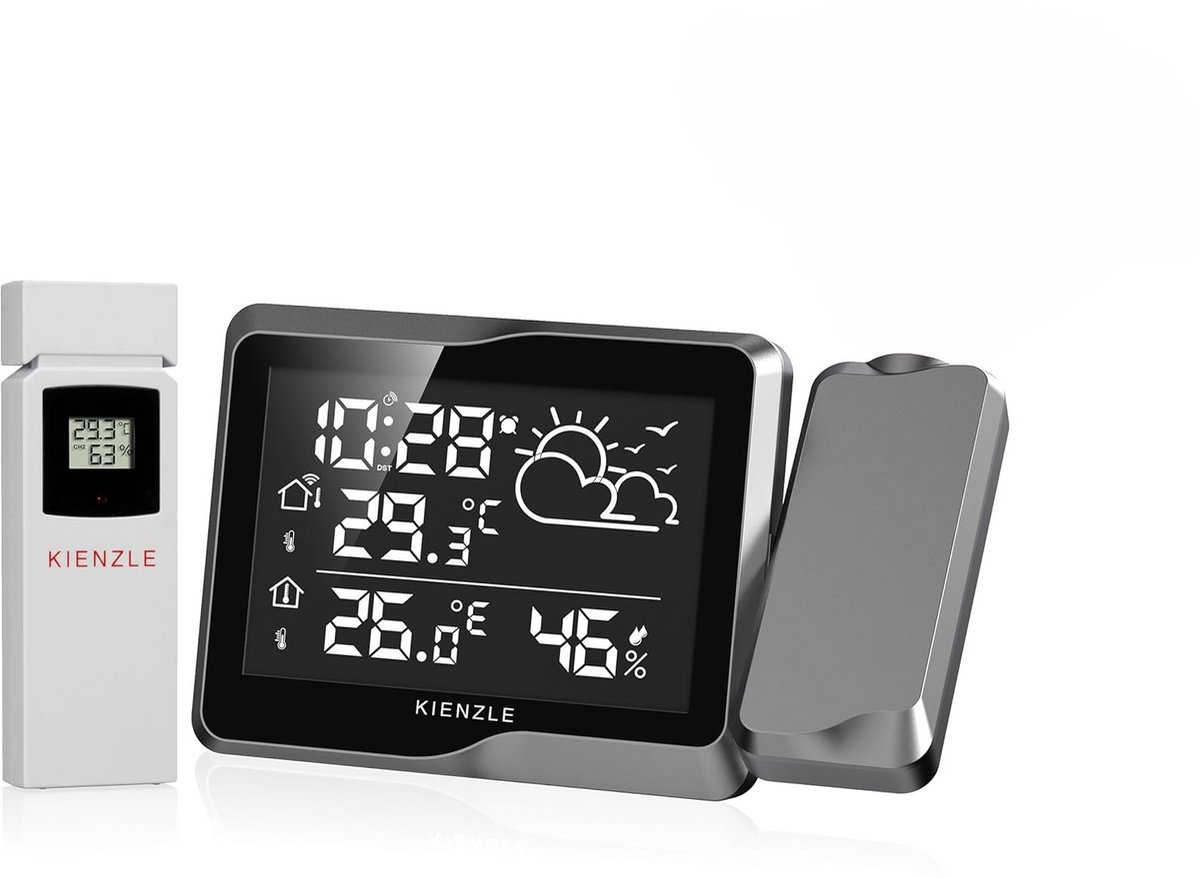 Weerstation met Projectie, Buiten Sensor en Wekkerfuncties