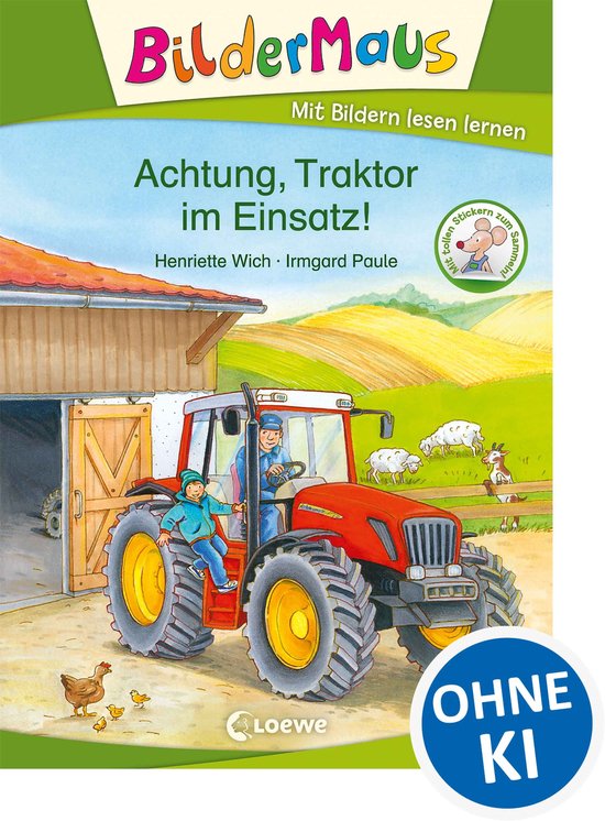 Bildermaus - Bildermaus - Achtung, Traktor im Einsatz! - cover