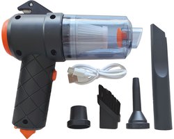 Starlyf Clean All Vac 3-in-1 - Draadloze Mini Kruimeldief, Blazer en Opblaaspomp met Gordelsnijder en Noodhamer
