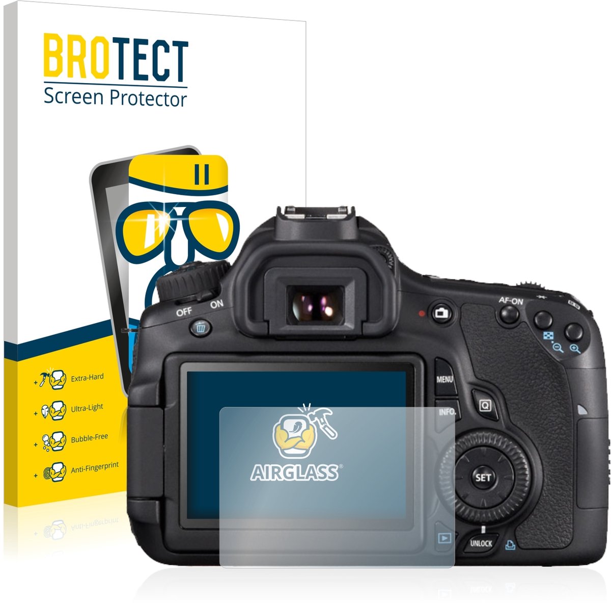 Screenprotector voor Canon EOS 650D Beschermglas transparant