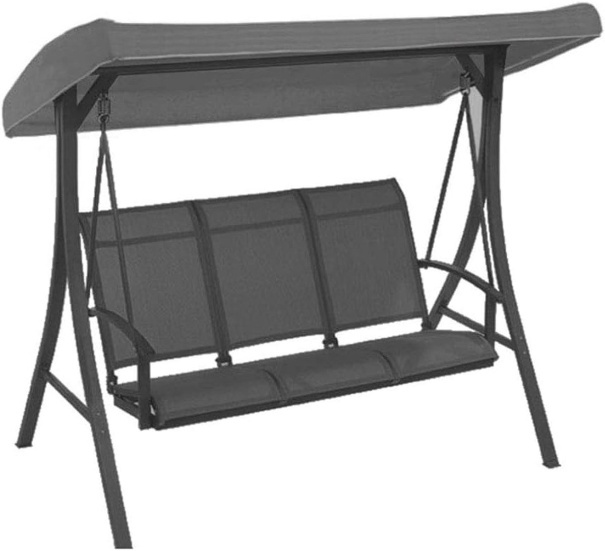 Famanu – Waterdicht schommeldak voor tuin en terras, universele luifel voor schommelbank en veranda,