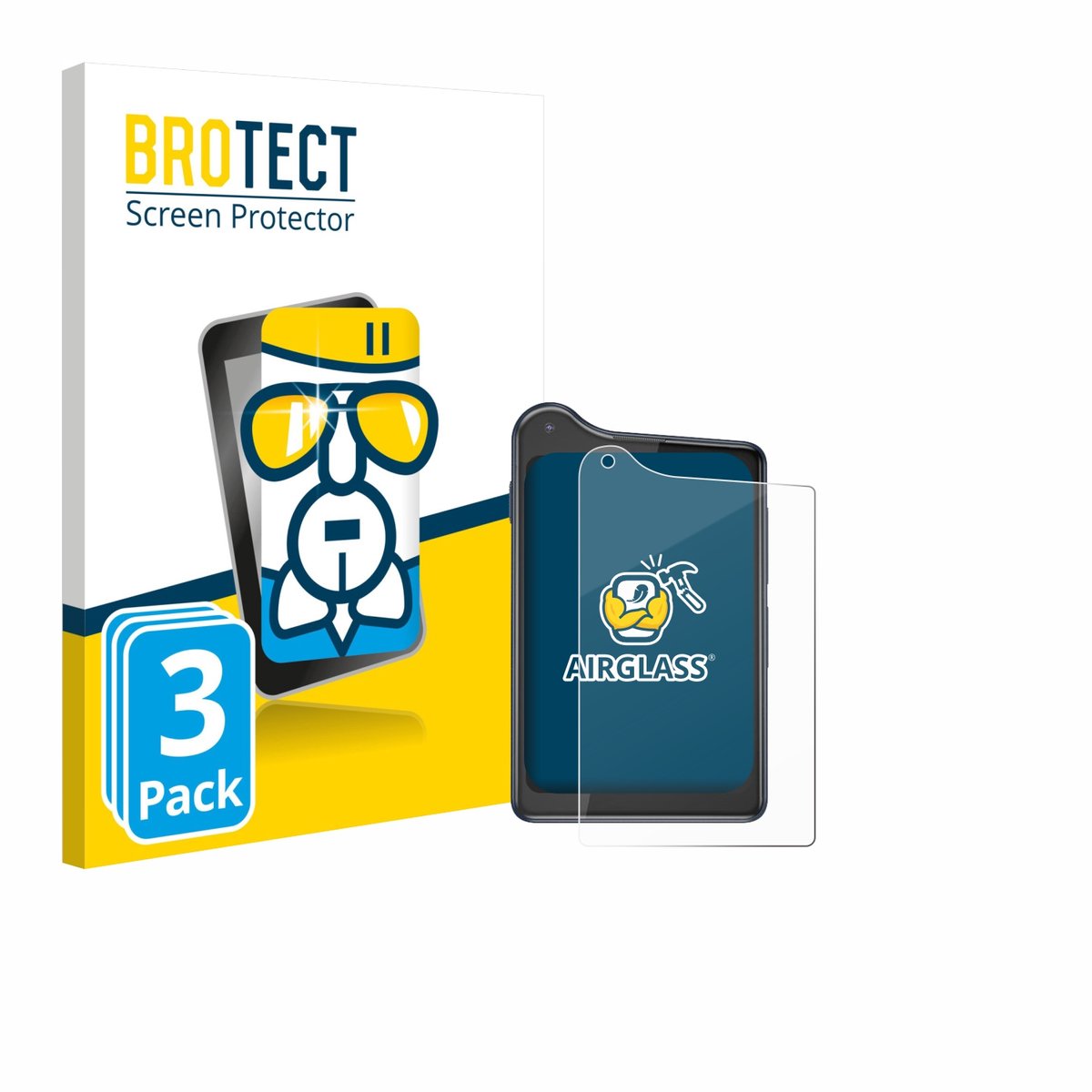Screenprotector 3 Stuks voor Xiaomi Qin K25 Beschermglas transparant