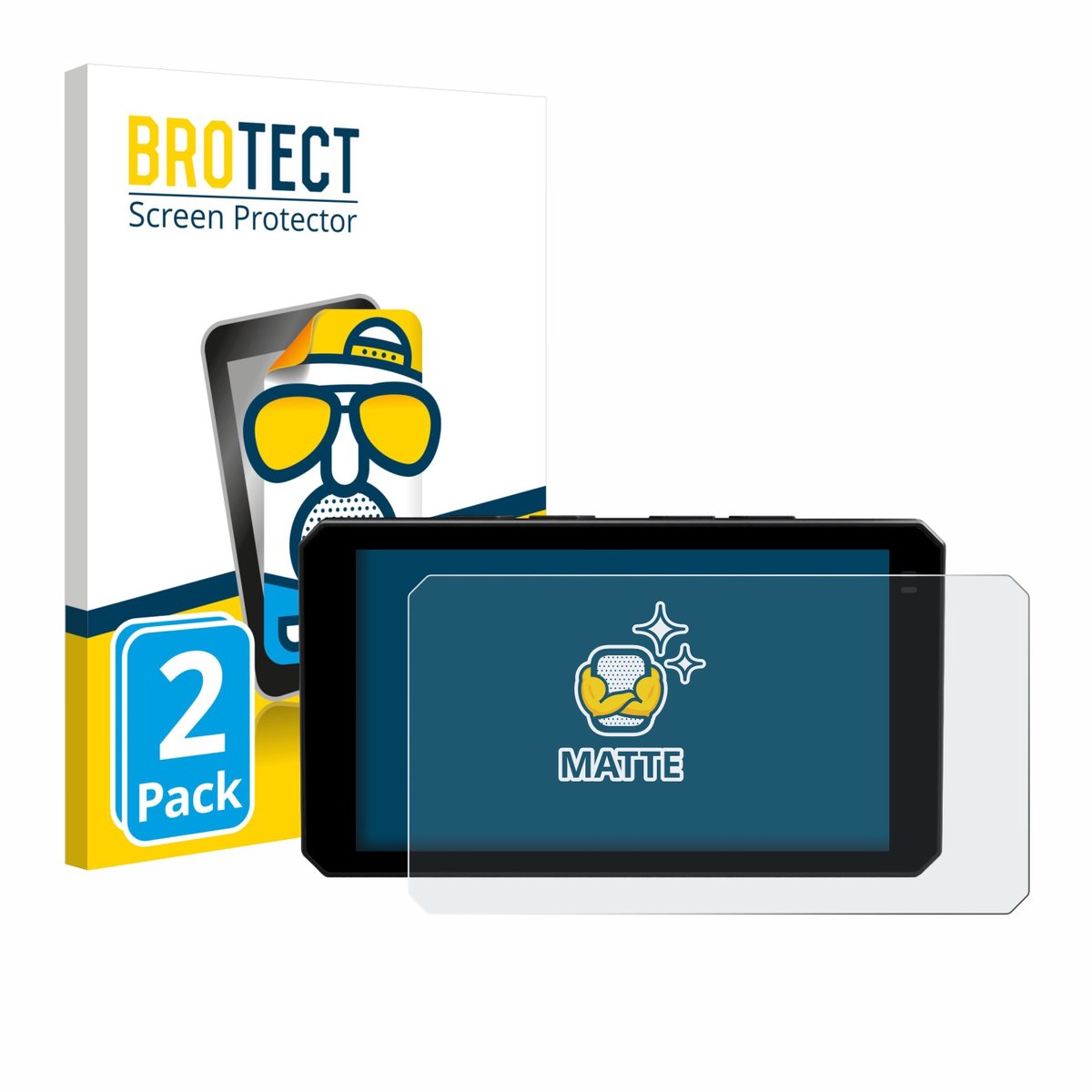 BROTECT - Screenprotector voor Chigee AIO-6 LTE 4G - Folie Beschermfolie matte 2 Stuks