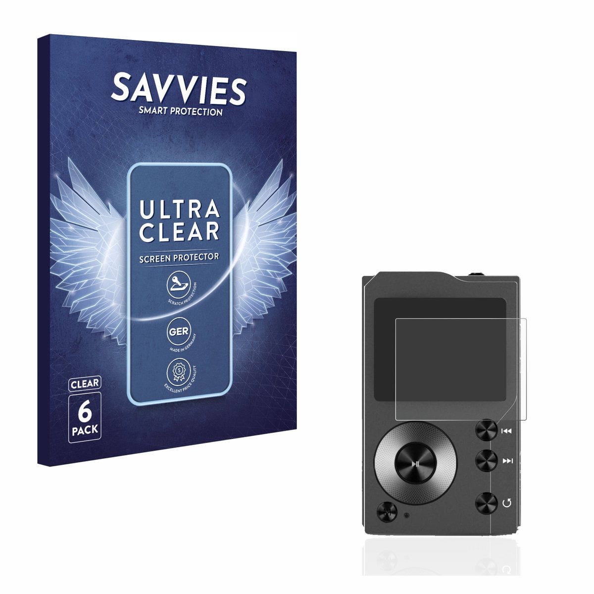 Savvies - Screenprotector voor Surfans F20 - Folie Beschermfolie transparant 6 Stuks