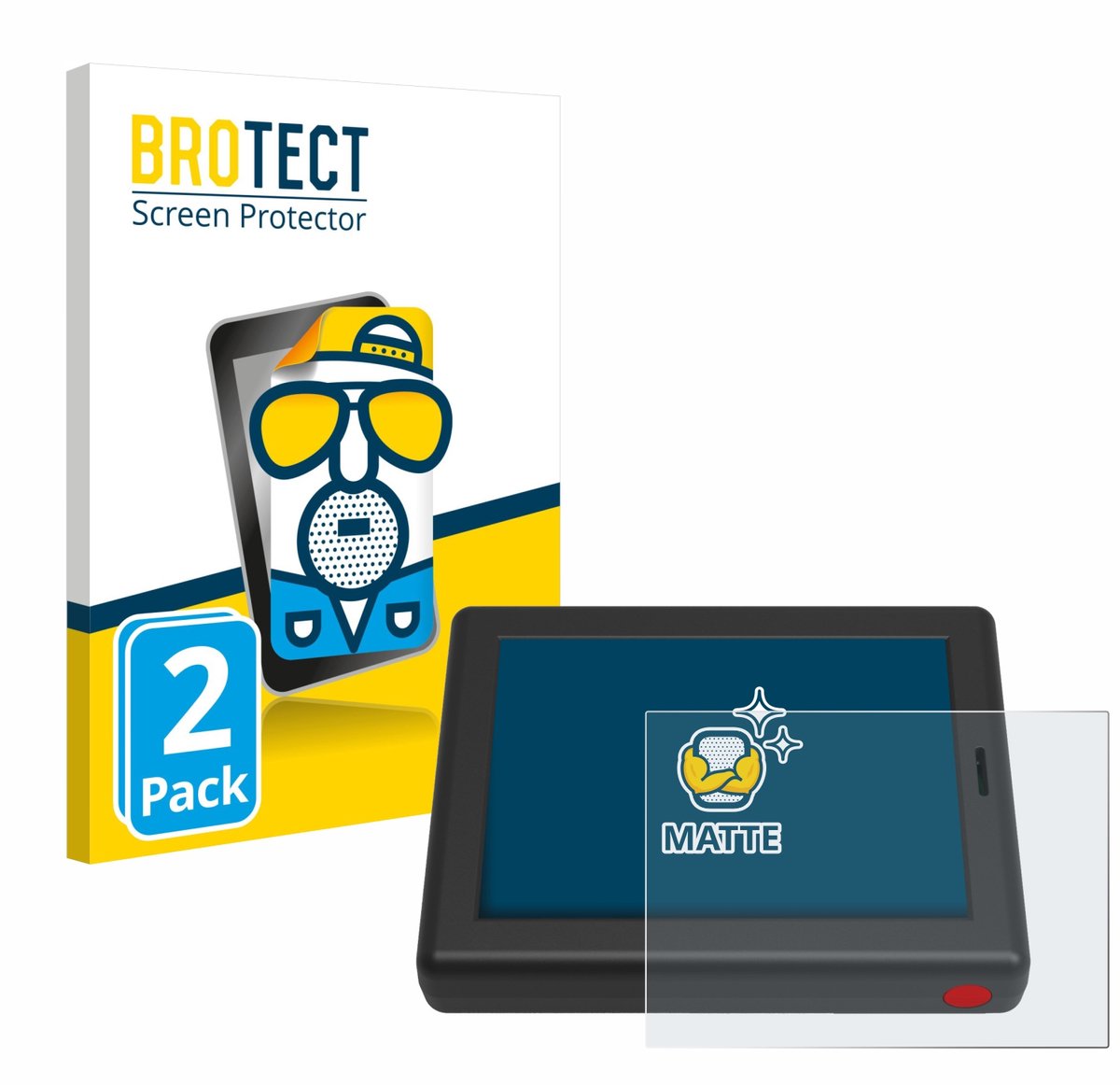 BROTECT - Screenprotector voor XC Tracer Maxx III - Folie Beschermfolie matte 2 Stuks