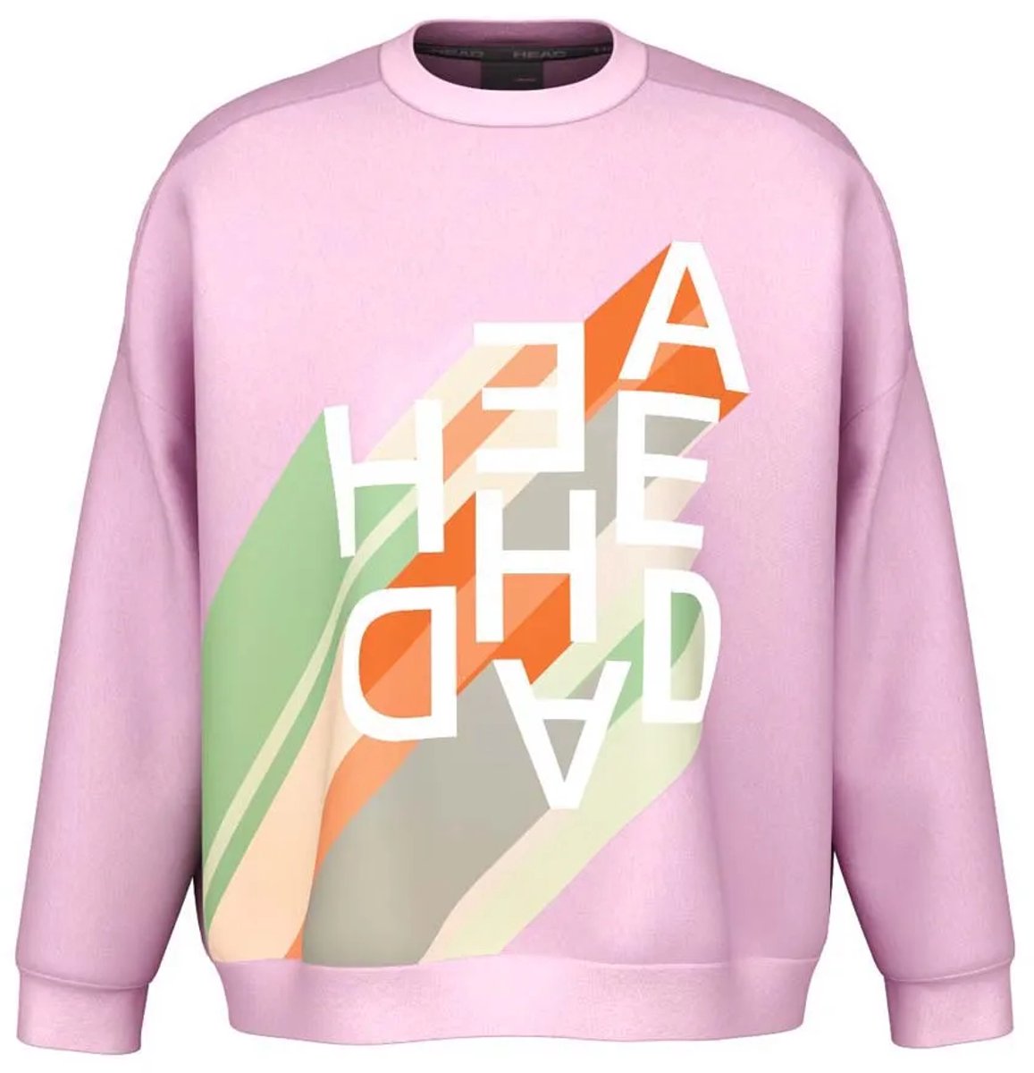 Head Racket Rally Sweatshirt Roze S Vrouw