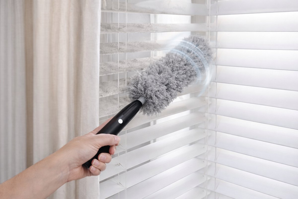 Elektrische Microvezel Spleetreiniger - Draadloos – Wasbare Plumeau - Turbo Duster