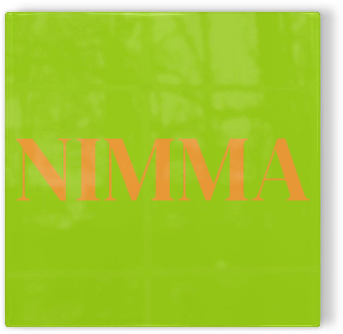 Tegeltje Nijmegen Nimma - groen oranje - tegeltje stad - tegeltje met tekst