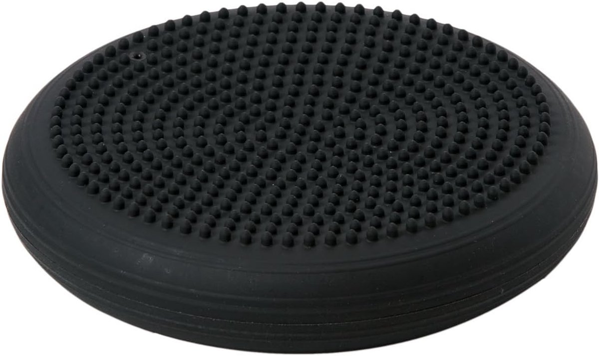 Wiebelkussen - Balanskussen - Balkussen - Komfortabel Zitten - Volwassenen en kinderen - Balansbord - Balance Board - Balanstrainer - Balansbal - Fitnessbal - Zwart - 30 cm - van Imperatoris