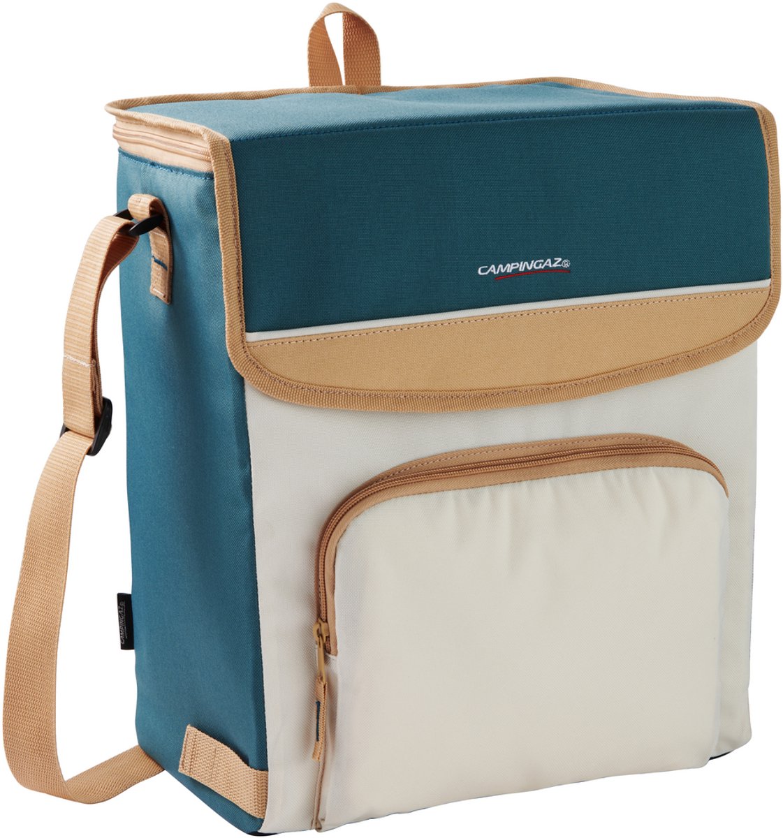 Campingaz Fold'N Cool MiniMaxi 20L Koeltas – 8x 1,5 liter – Antibacteriële voering - groen/beige/wit
