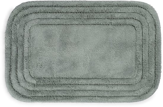 Yumeko badmat ovaal zeegroen 60x90 - Biologisch & ecologisch