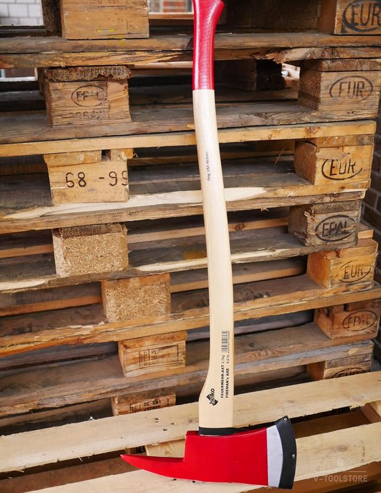 Professionele Brandweerbijl 3,6 kg met Hickory Steel - Internationale Noodhulp Bijl — afbeelding 2
