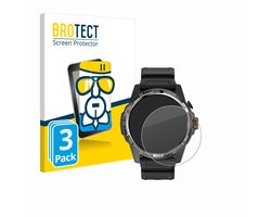 Screenprotector 3 Stuks voor Mobvoi Ticwatch Atlas Beschermglas transparant