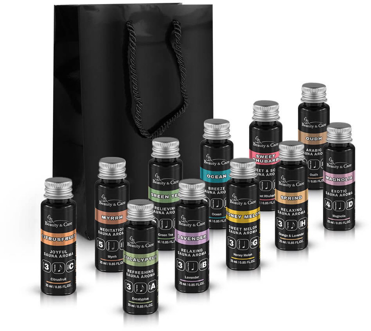 Giftset sauna master 11 x 25 ml - Beauty & Care - 1 Set. new