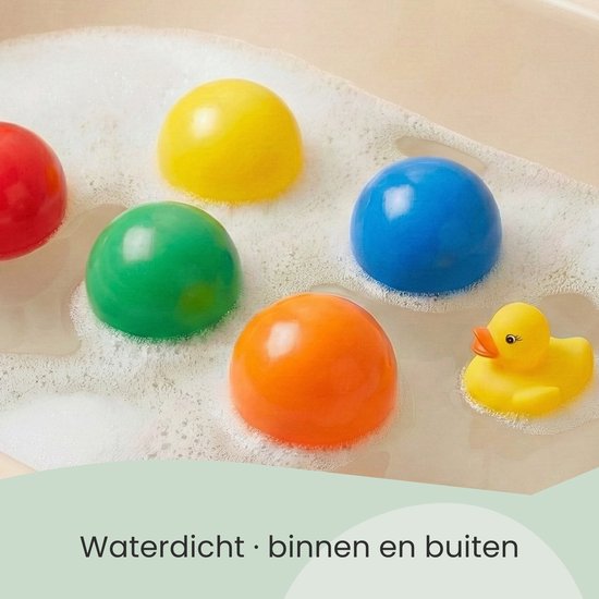 LittleTom Baby Ballenbak 500 Ballen - 7 cm Speelballen voor Kinderen - Veilig en Duurzaam Ballenbad voor Peuters en Kleuters - Activiteiten en Spel Ontwikkeling Thuis en Buitenshuis van Merkloos — afbeelding 3