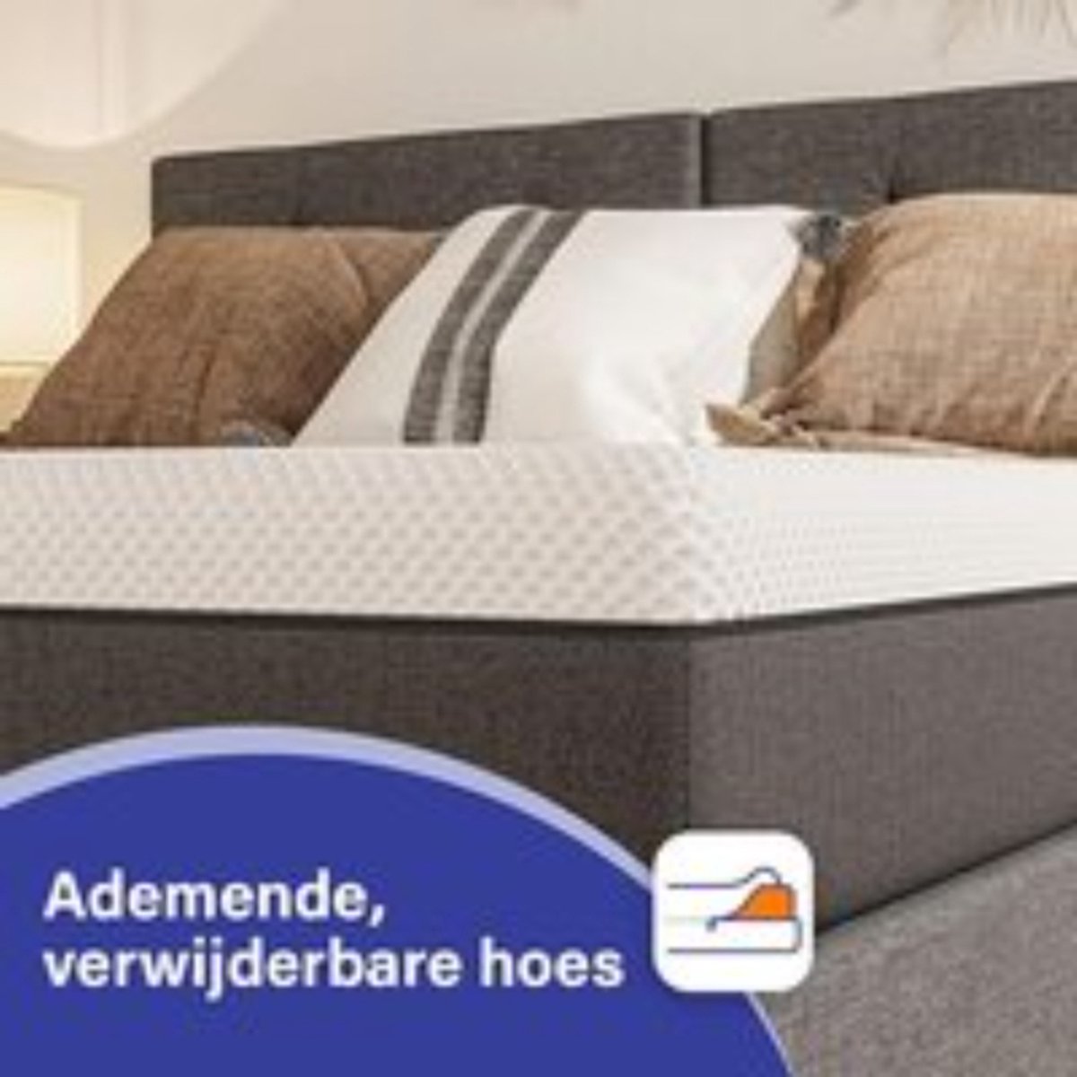 Emma Hybrid plus 80X200: comfortmatras met 10 jaar garantie thumbnail 3