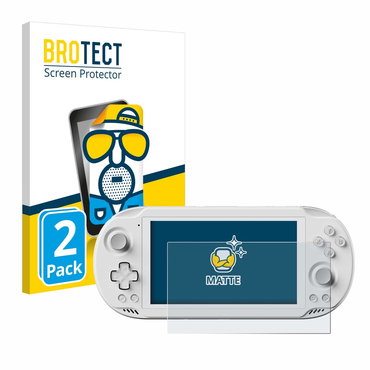 BROTECT - Screenprotector voor AYN Odin 2 Mini - Folie Beschermfolie matte 2 Stuks